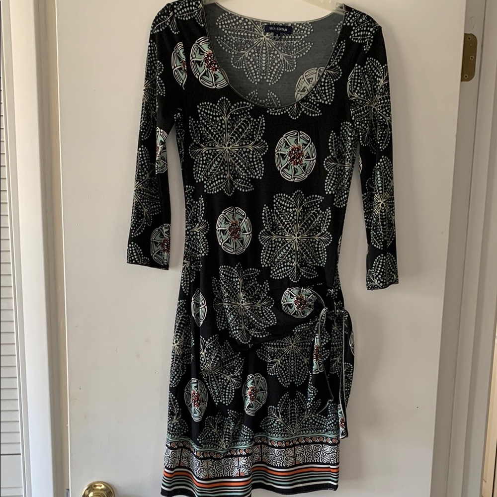 Black Patterned Dress